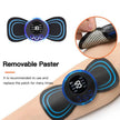 Electronic health patch with digital display on arm, showing 'Removable Paster' text.