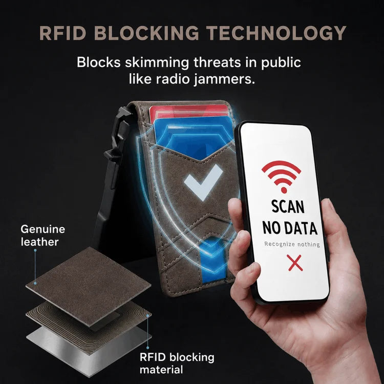 Minimalist Wallet – Maximum Capacity. Minimal Footprint RFID Blocking