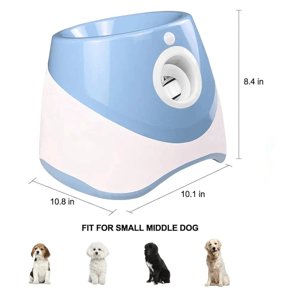 Pet toilet with dimensions and fit for small to middle-sized dogs on a white background
