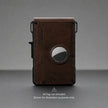 Minimalist Wallet – Maximum Capacity. Minimal Footprint Brown AirTag