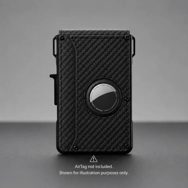 Minimalist Wallet – Maximum Capacity. Minimal Footprint Carbon AirTag