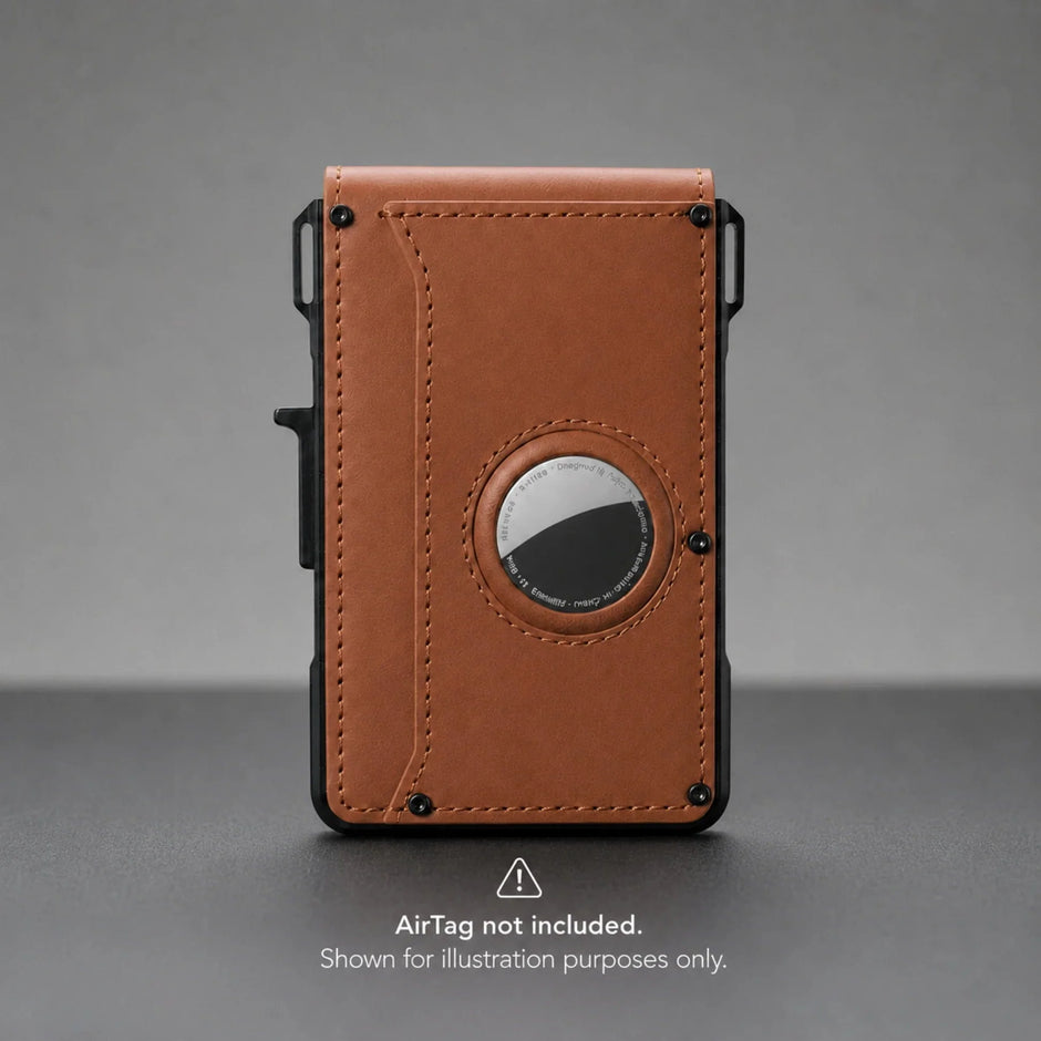Minimalist Wallet – Maximum Capacity. Minimal Footprint Khaki AirTag