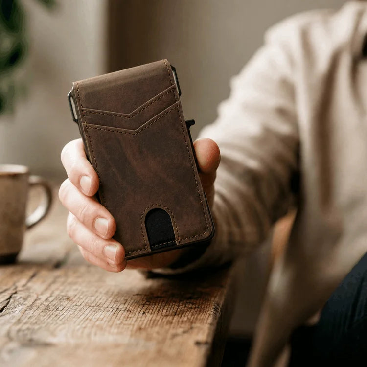 Minimalist Wallet – Maximum Capacity. Minimal Footprint in hand