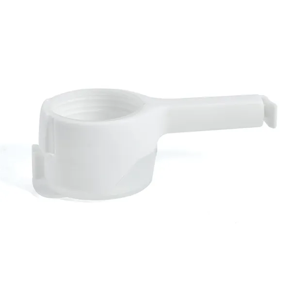 FreshLock 2-in-1 Sealing Clip & Pour Spout - Airtight Food Preserver White