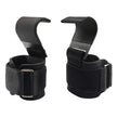 Pair of black wrist straps on a white background