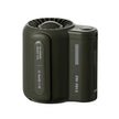 WindForce Pro waist fan securely clipped to a belt for hands-free outdoor cooling in Green color.