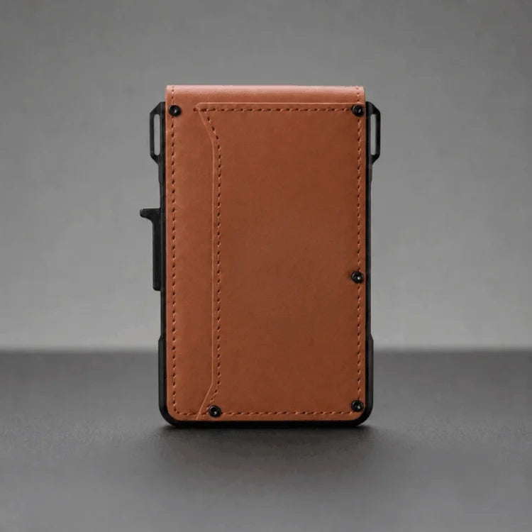 Minimalist Wallet – Maximum Capacity. Minimal Footprint khaki back