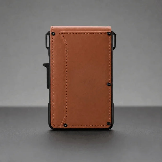 Minimalist Wallet – Maximum Capacity. Minimal Footprint khaki back