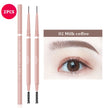1.5mm Ultra Fine Double-Ended Eyebrow Pencil Automatic Rotating Natural Waterproof Long Lasting Professional Eyebrow Pen Makeup