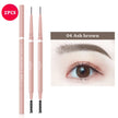 1.5mm Ultra Fine Double-Ended Eyebrow Pencil Automatic Rotating Natural Waterproof Long Lasting Professional Eyebrow Pen Makeup