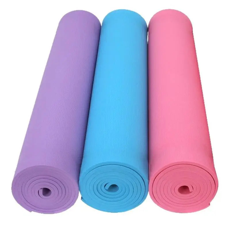 New 1PC Thick Yoga Mat Anti-skid Sports Fitness Mat 3MM EVA Comfort Foam Yoga Mat For Exercise Yoga And Pilates Gymnastics Mat