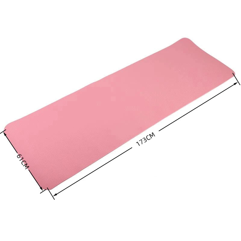 New 1PC Thick Yoga Mat Anti-skid Sports Fitness Mat 3MM EVA Comfort Foam Yoga Mat For Exercise Yoga And Pilates Gymnastics Mat