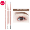 1.5mm Ultra Fine Double-Ended Eyebrow Pencil Automatic Rotating Natural Waterproof Long Lasting Professional Eyebrow Pen Makeup