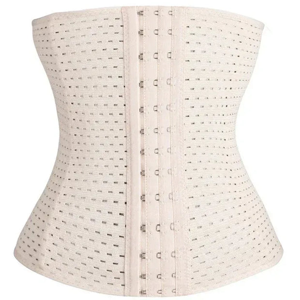 Beige waist trainer on a white background
