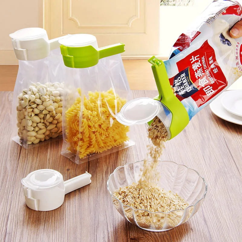 FreshLock 2-in-1 Sealing Clip & Pour Spouter