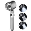 High Pressure Strong Current Shower Head Water Saving Shower with Water Filter 3 Mold Knobs Controllable Hand Shower Bathroom