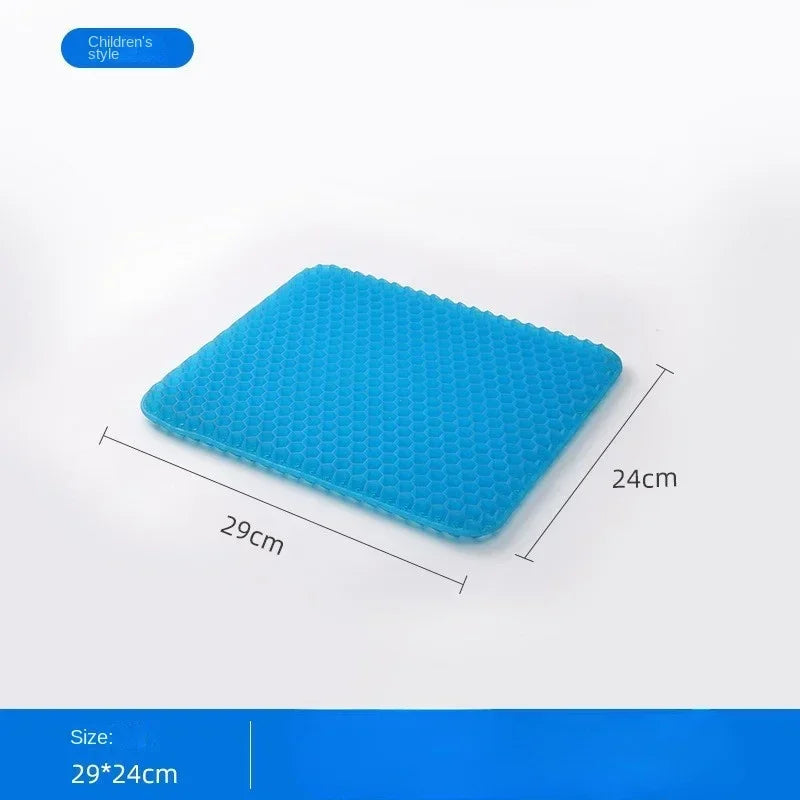 Gel Seat Cushion Double Thick Egg Gel Summer Cushion for Pressure Relief Breathable Chair Pad Car Seat Office Chair Soft Cushion