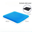 Gel Seat Cushion Double Thick Egg Gel Summer Cushion for Pressure Relief Breathable Chair Pad Car Seat Office Chair Soft Cushion