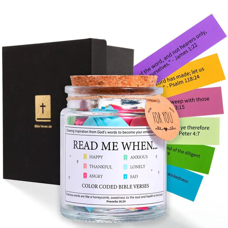 Bible Versus Jar in Premium Gift Box