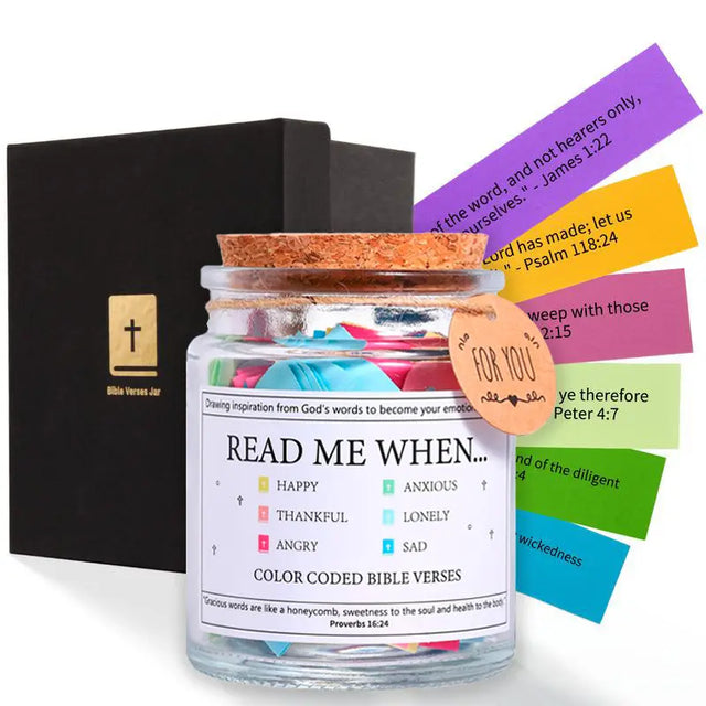 Bible Versus Jar in Premium Gift Box