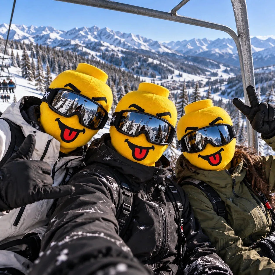 One Size Lego Head Ski Mask