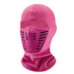 Pink balaclava with air vent on a white background