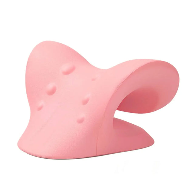 Pink silicone product with a unique design on a white background