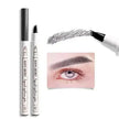 Eyebrow pen with application on an eye, branded 'Sexy Secret'.