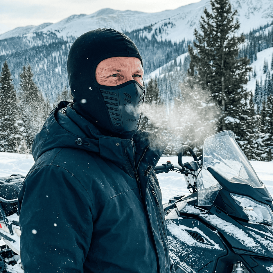 Motorcycle Mask Fleece Thermal Neck Full Face Mask Keep Warm Riding Balaclava Biker Ski Winter Windproof Dustproof Face Shield