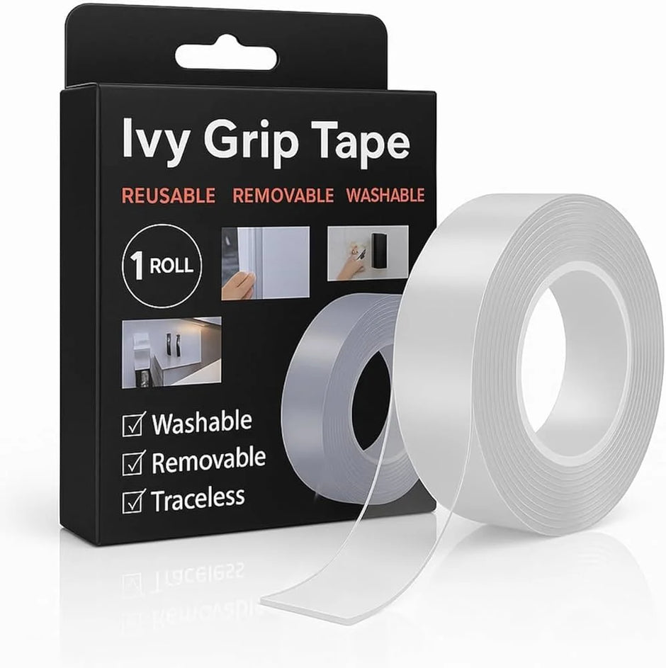Ivy Grip Tape packaging with a roll of tape on a white background