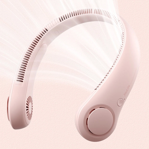Pink headphones on a light pink background