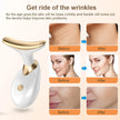 Skin care device with before and after effects on skin texture and wrinkles.
