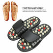 Foot massage slipper with acupressure nodes on a white background