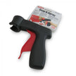 Black and red spray gun with Krylon packaging on a white background